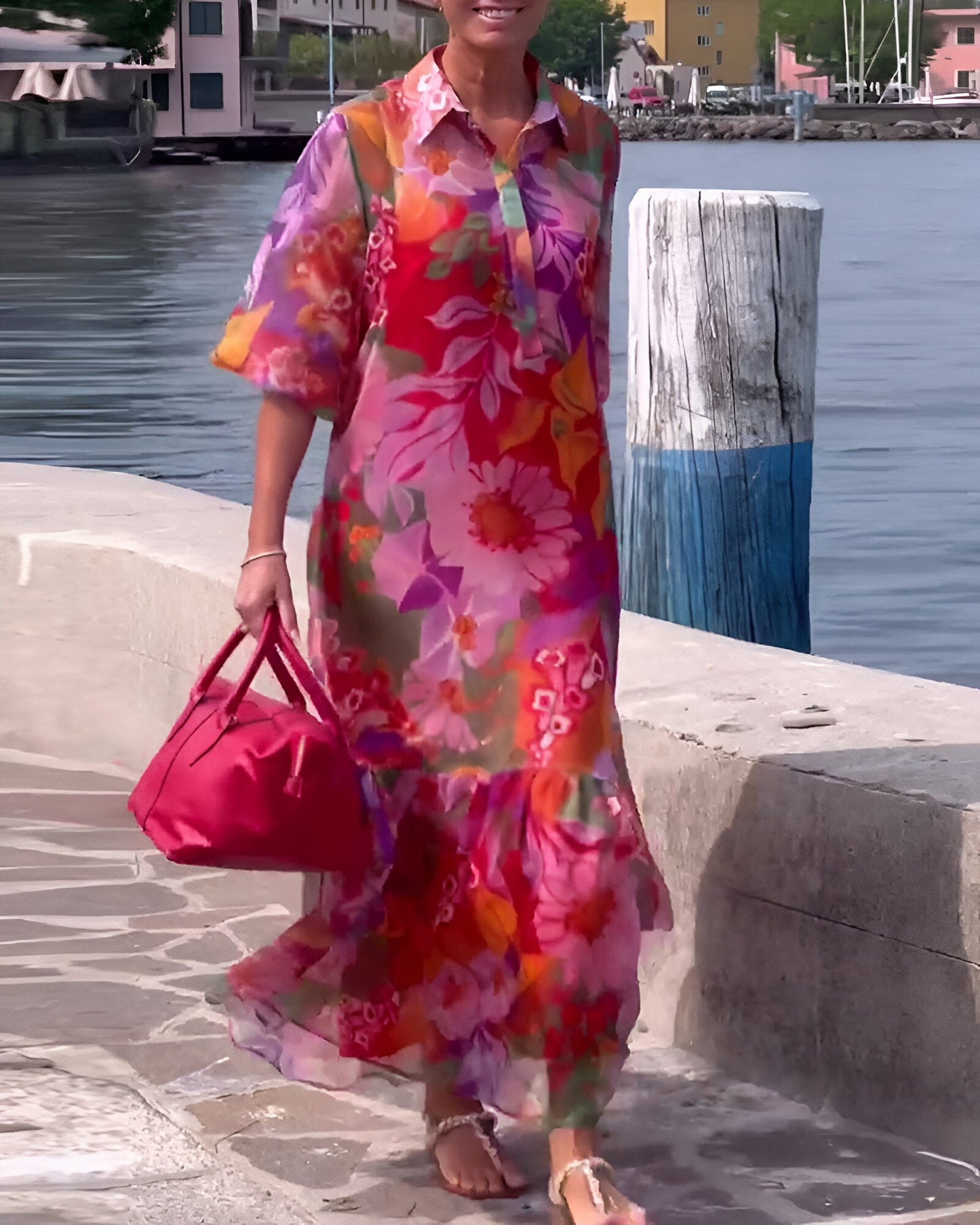 Camila™ | Robe Maxi Colorée