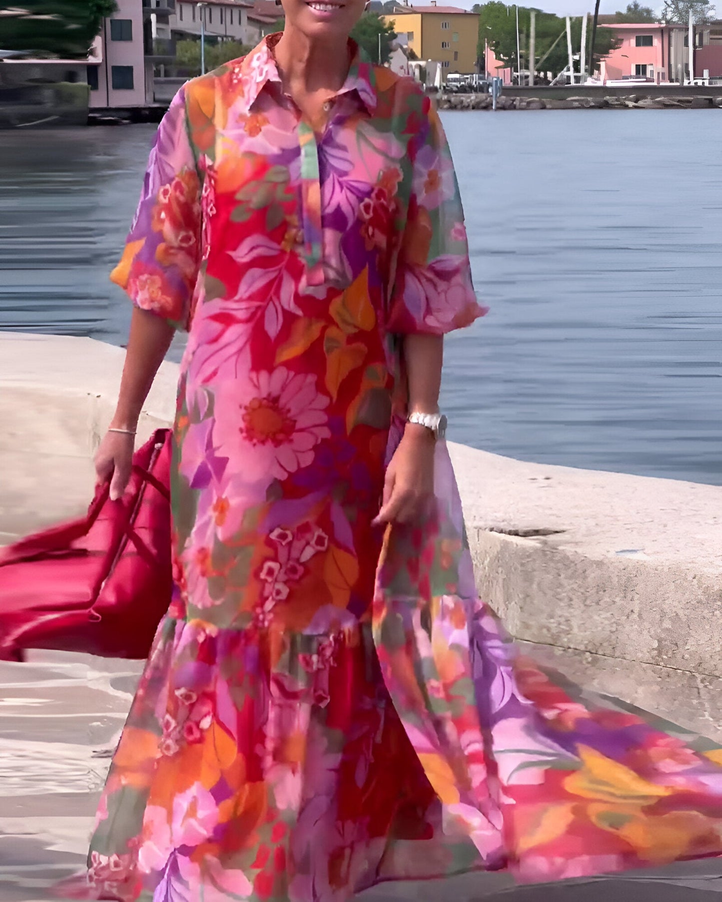 Camila™ | Robe Maxi Colorée