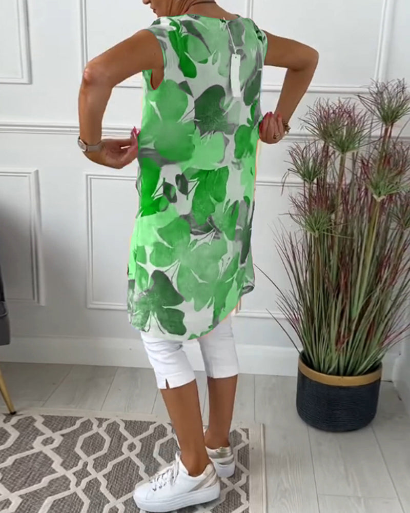 Manon™ | Robe décontractée avec Imprimé Floral Coloré