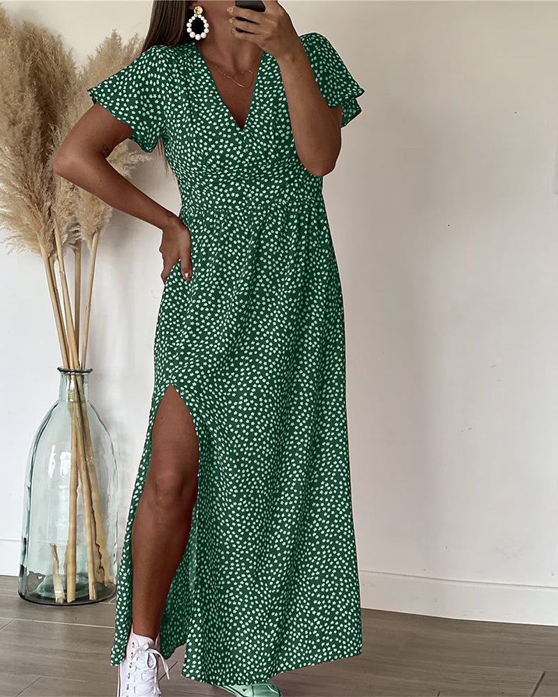 Sarah™ | Robe maxi avec décolleté en V