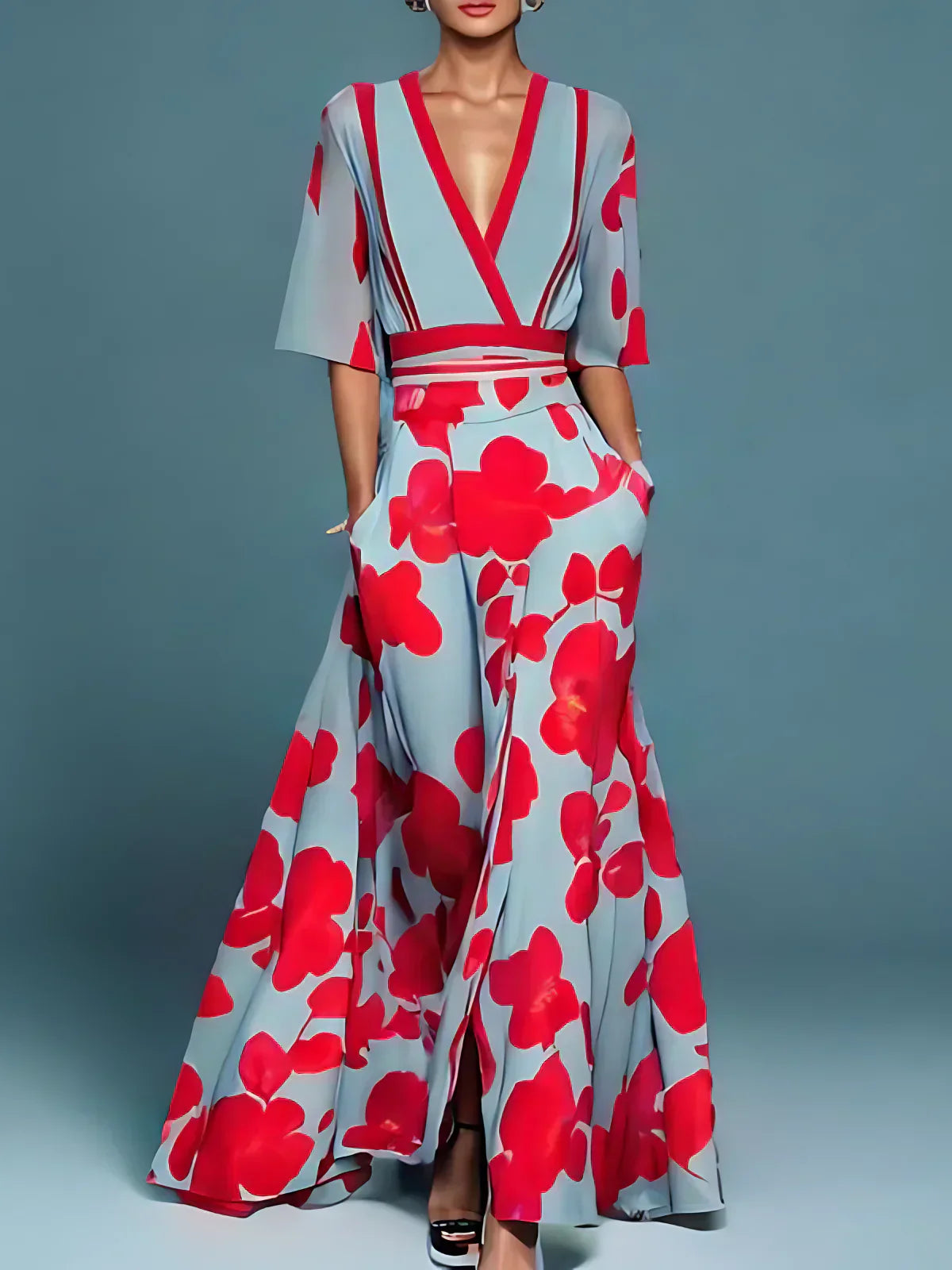 Odette™ | Robe Élégante avec Manches
