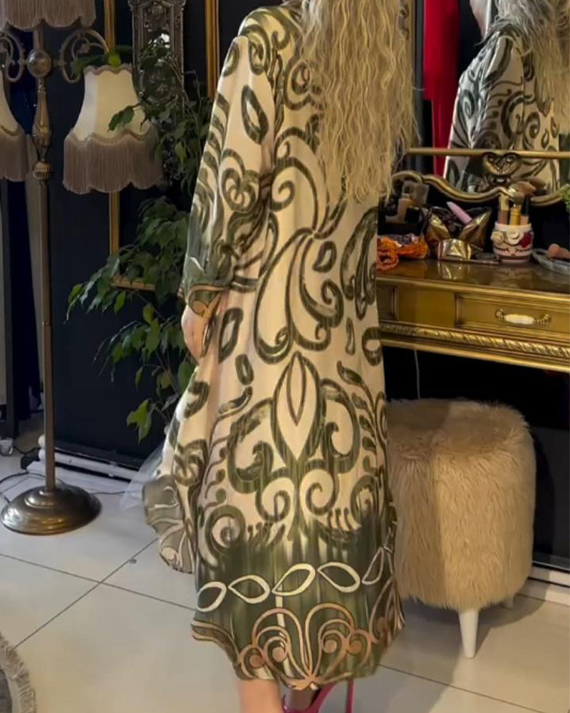 Eliane™ | Robe élégante à imprimé