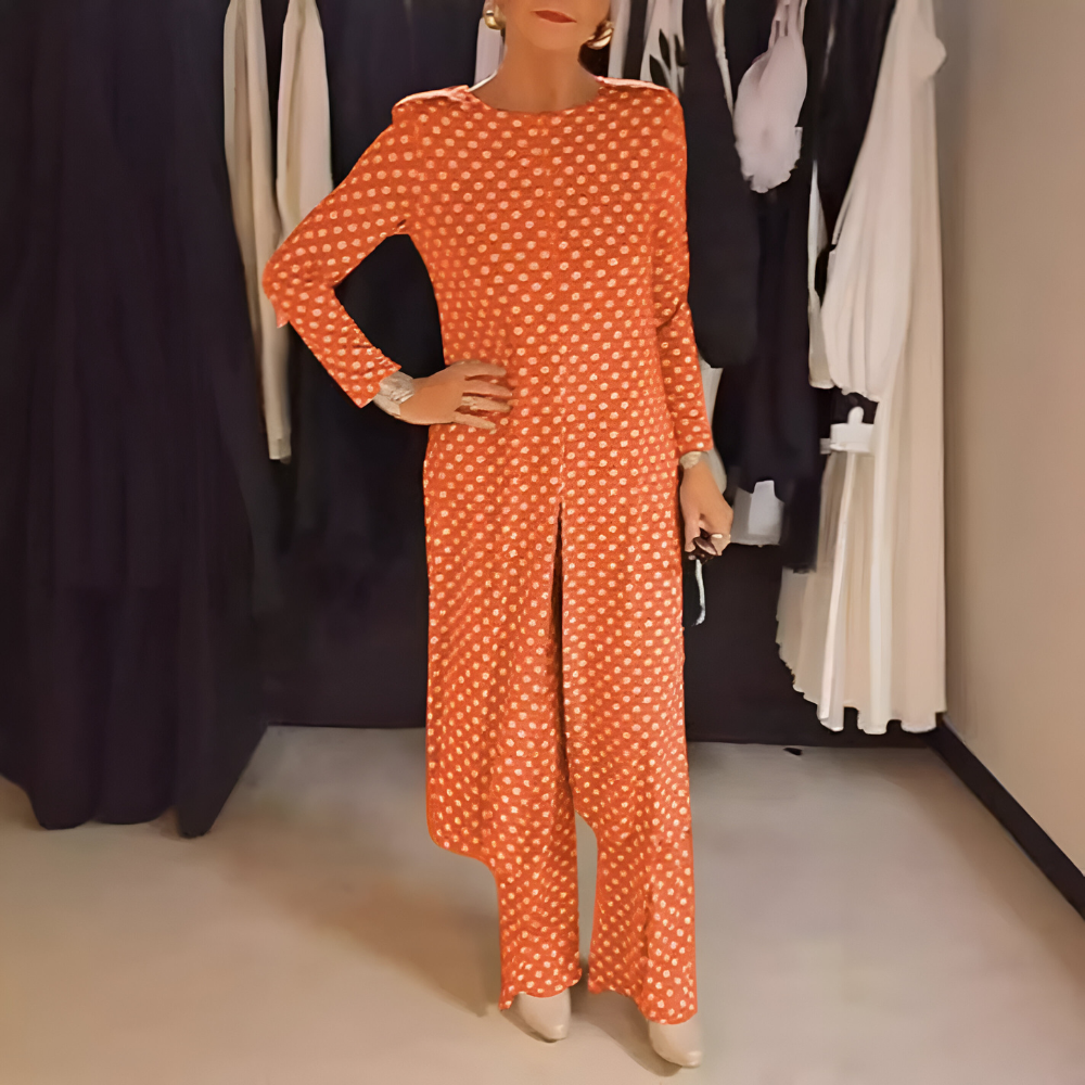 Jeanne™ | Ensemble de Deux Pièces avec des Pois Joyeux
