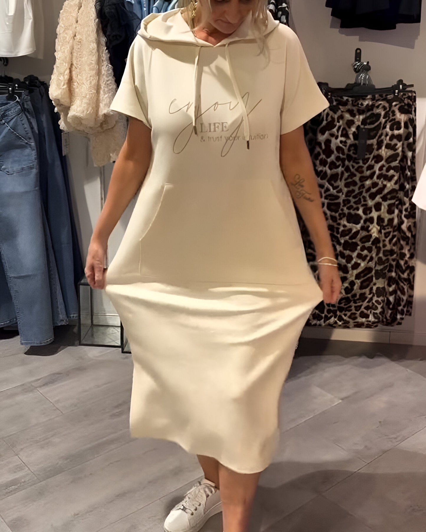 Lorette™ | Robe Hoodie Confortable