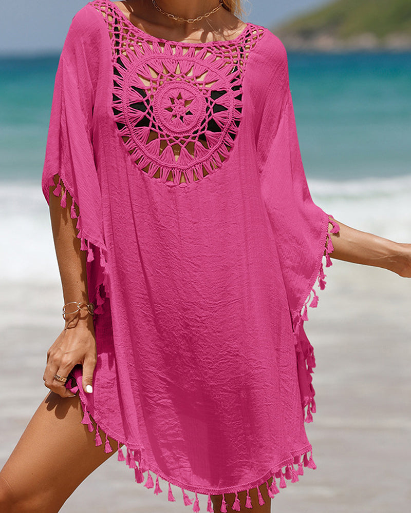 Aurora™ | Couverture de plage avec pompons