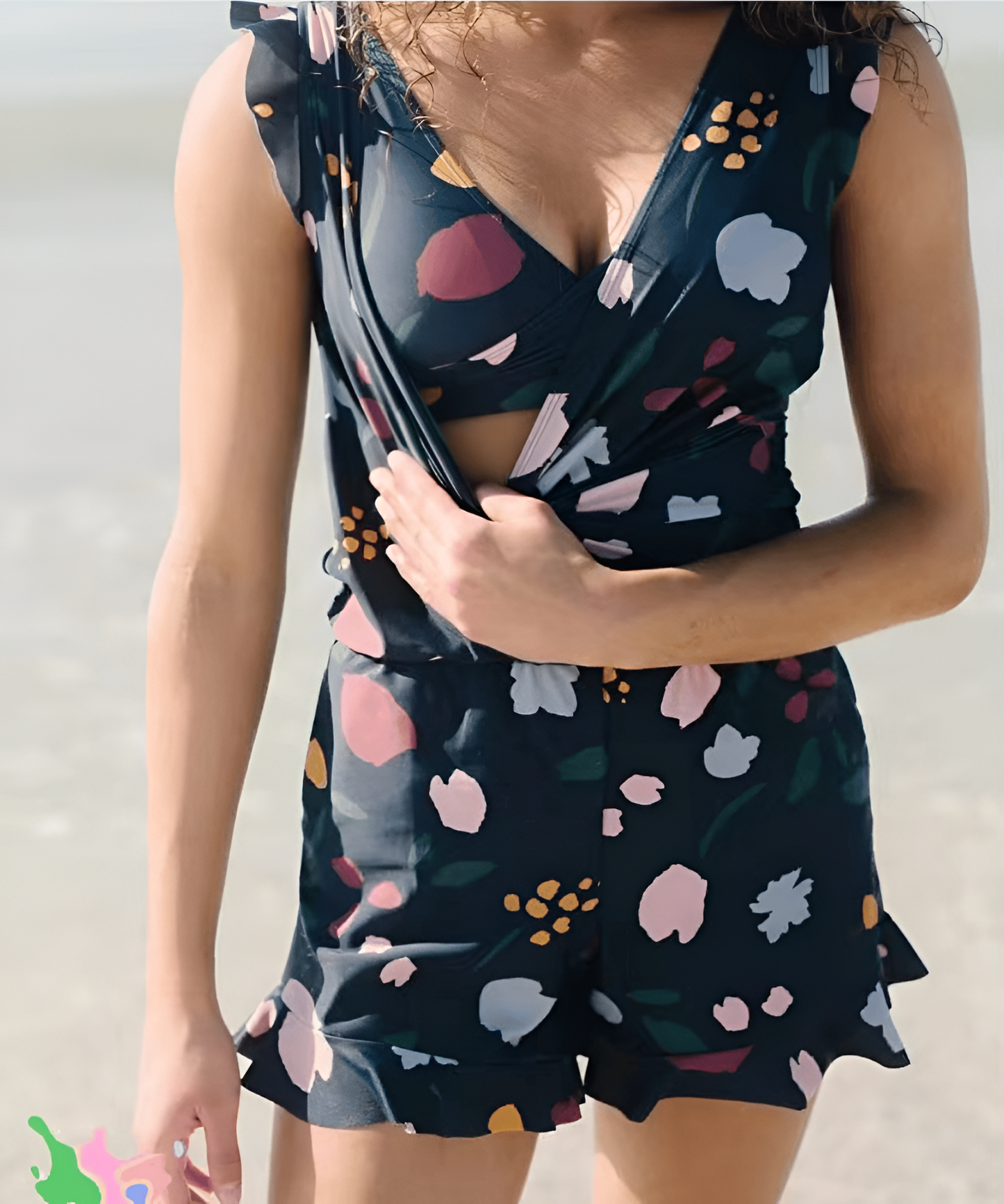 Anouk™ | Maillot de bain avec volants et soutien-gorge intégré