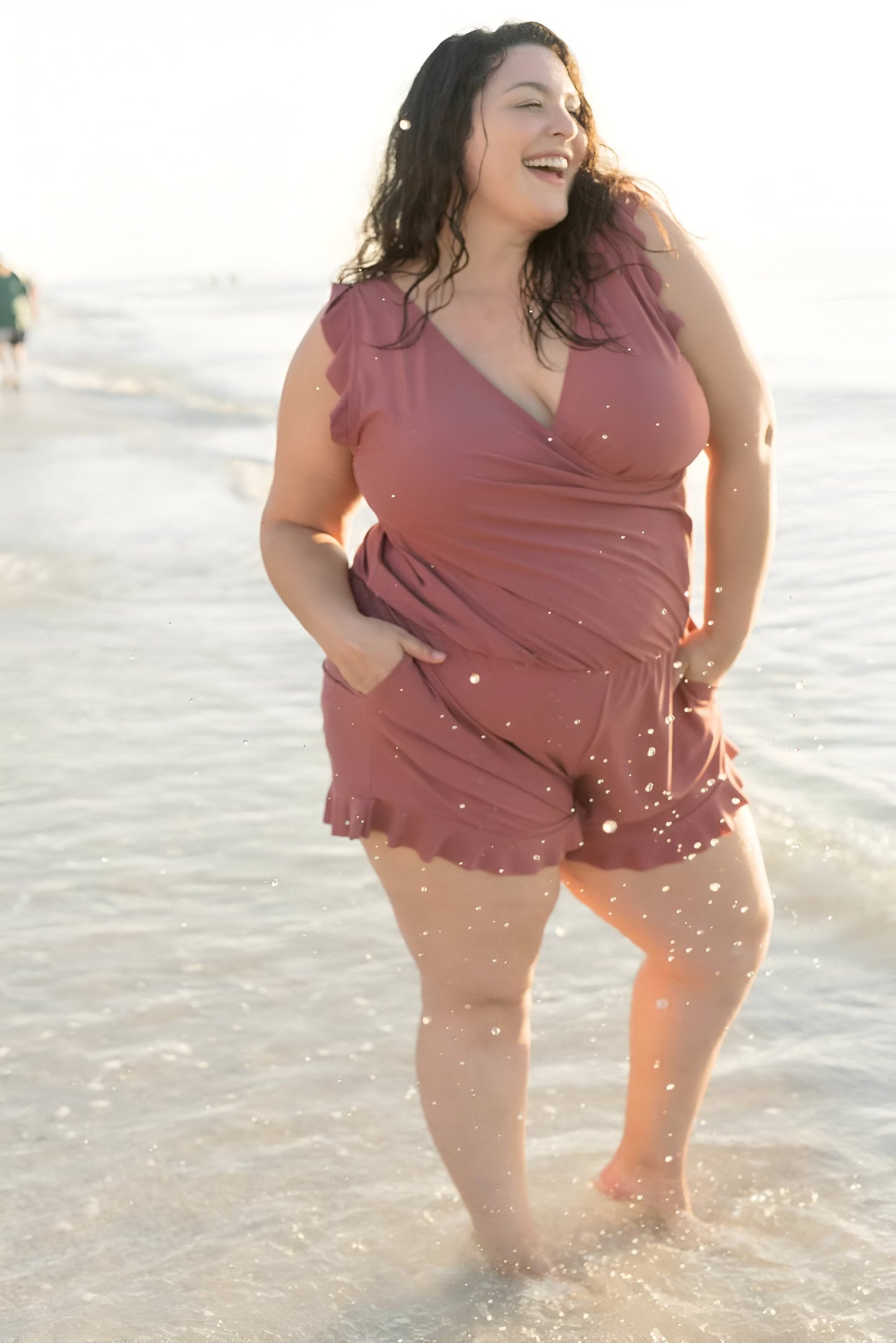 Anouk™ | Maillot de bain avec volants et soutien-gorge intégré
