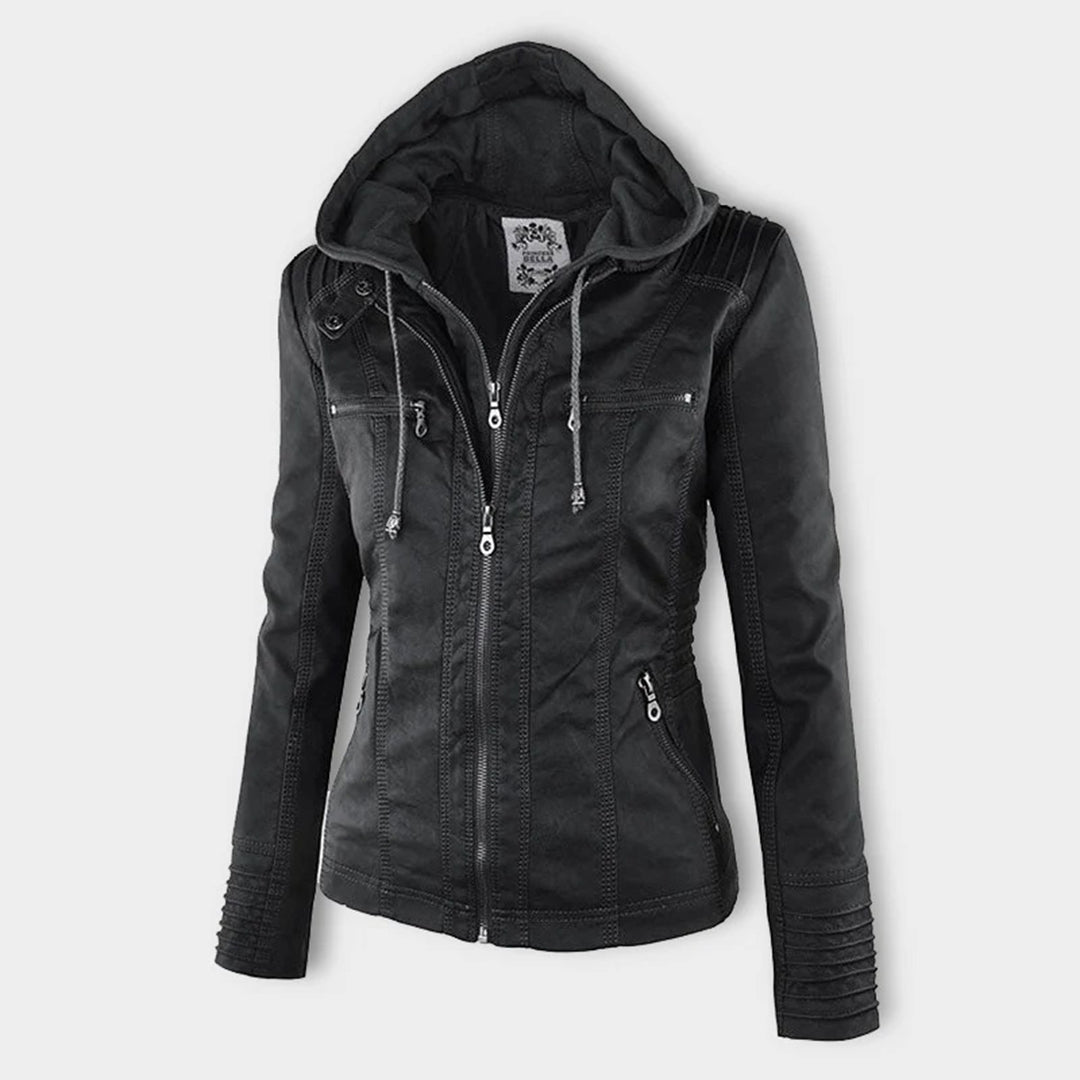 Désirée™ | Veste de motard à capuche