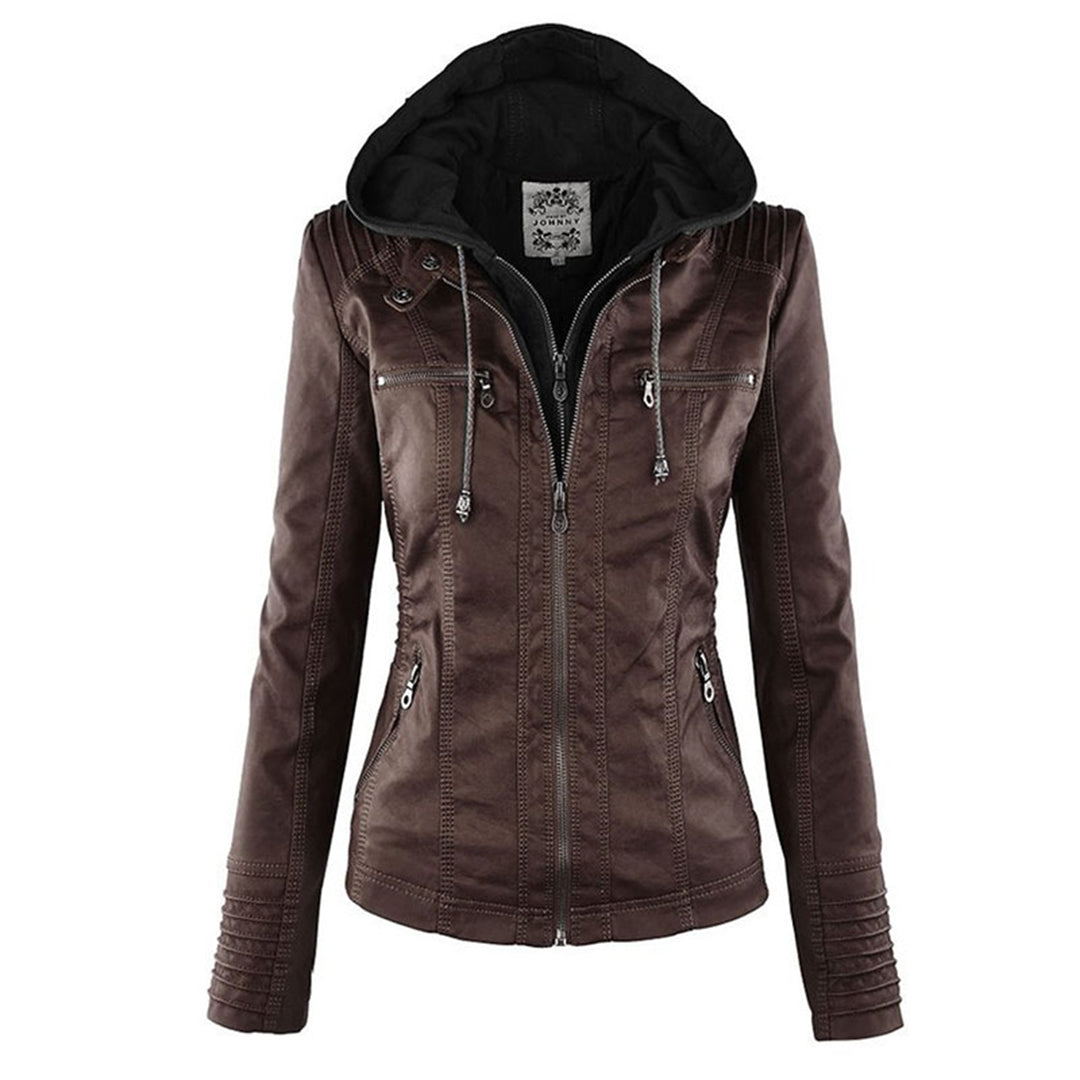 Désirée™ | Veste de motard à capuche
