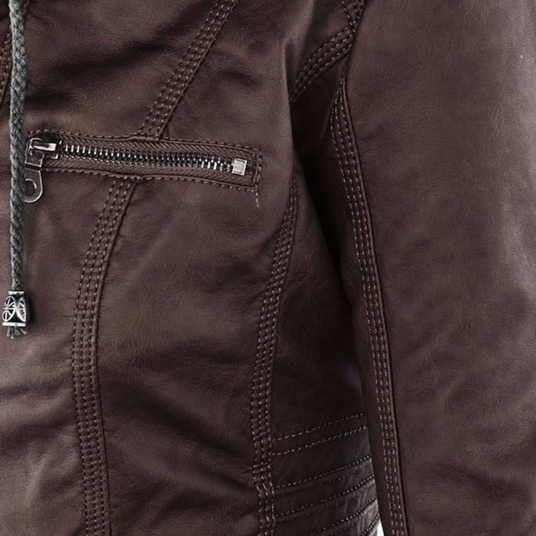 Désirée™ | Veste de motard à capuche
