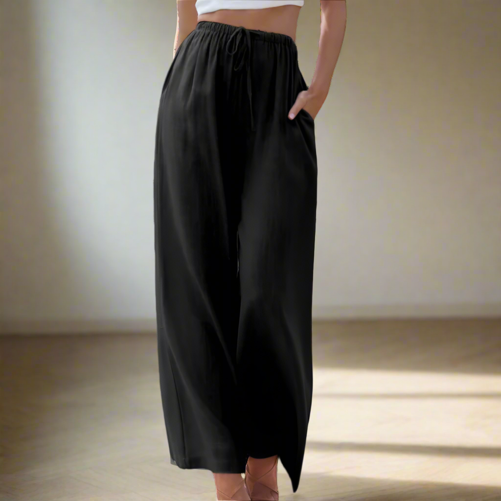 Lucienne™ | Pantalon en Lin Premium