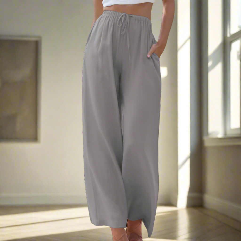 Lucienne™ | Pantalon en Lin Premium