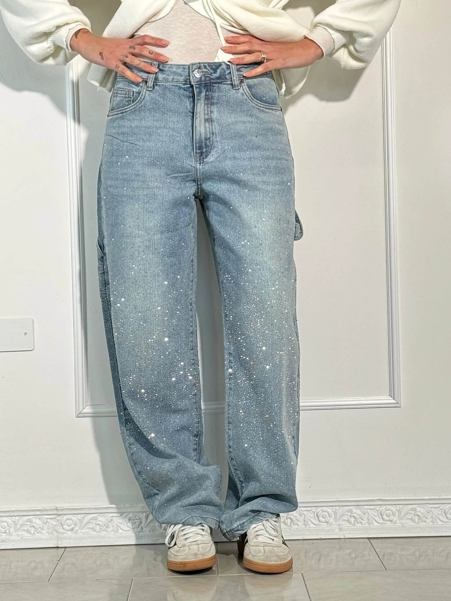 Prisca™ | Jeans en Diamant
