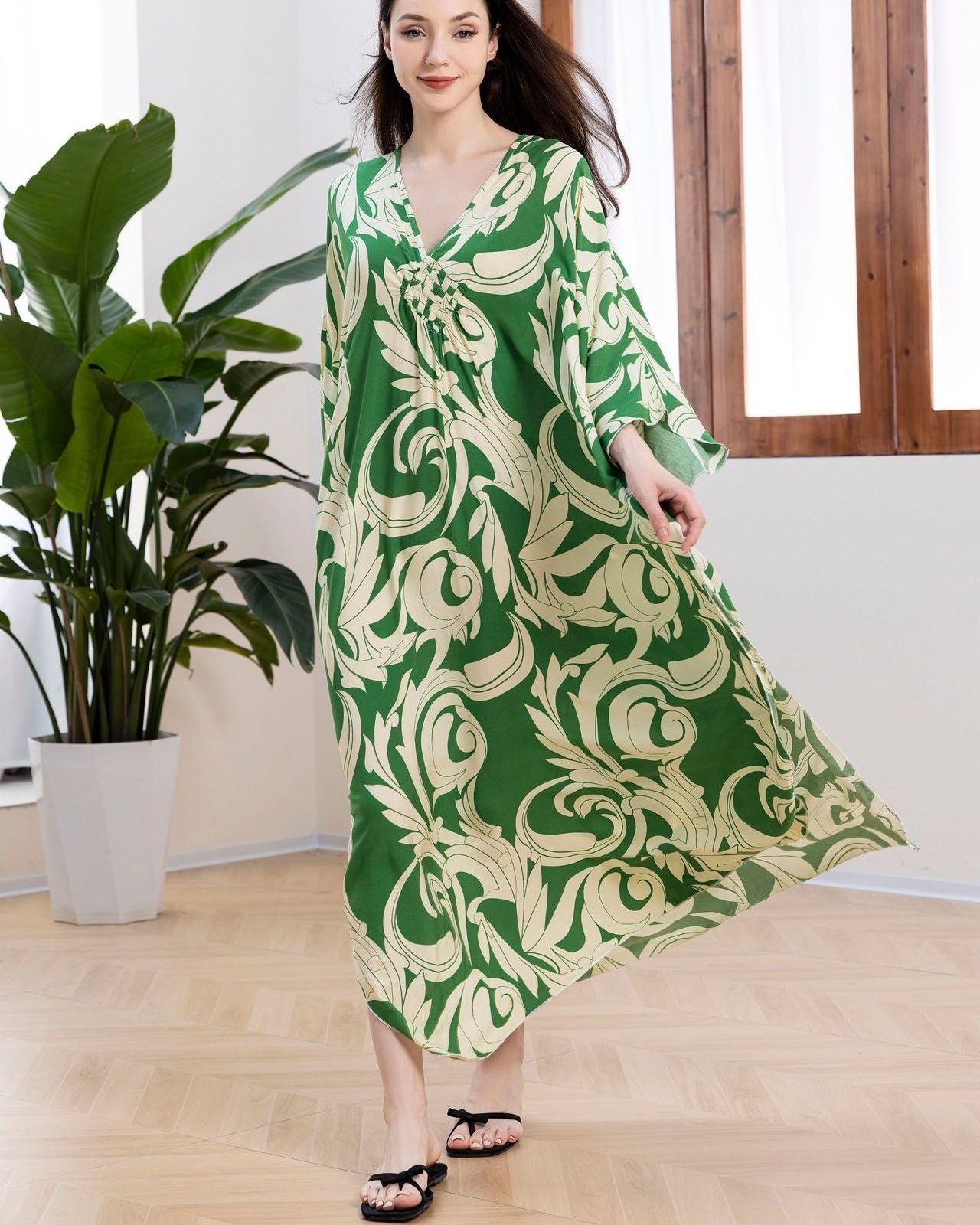 Maïa™ | Robe Maxi Avec Décolleté en V