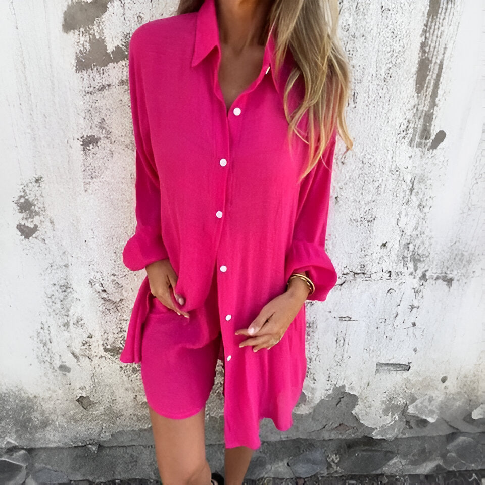Sora™ | Ensemble Blouse et Short Uni