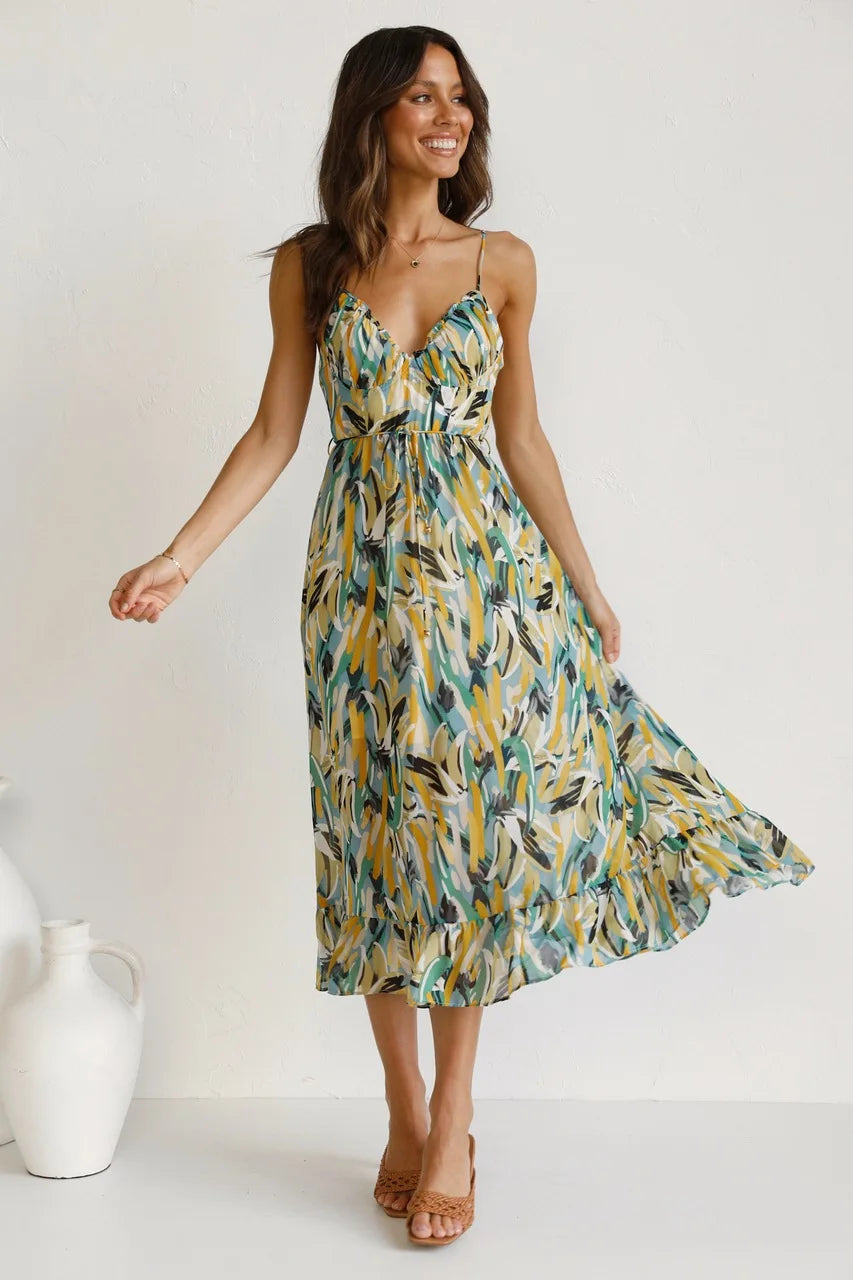 Gisèle™ | Robe Élégante aux Teintes Intemporelles