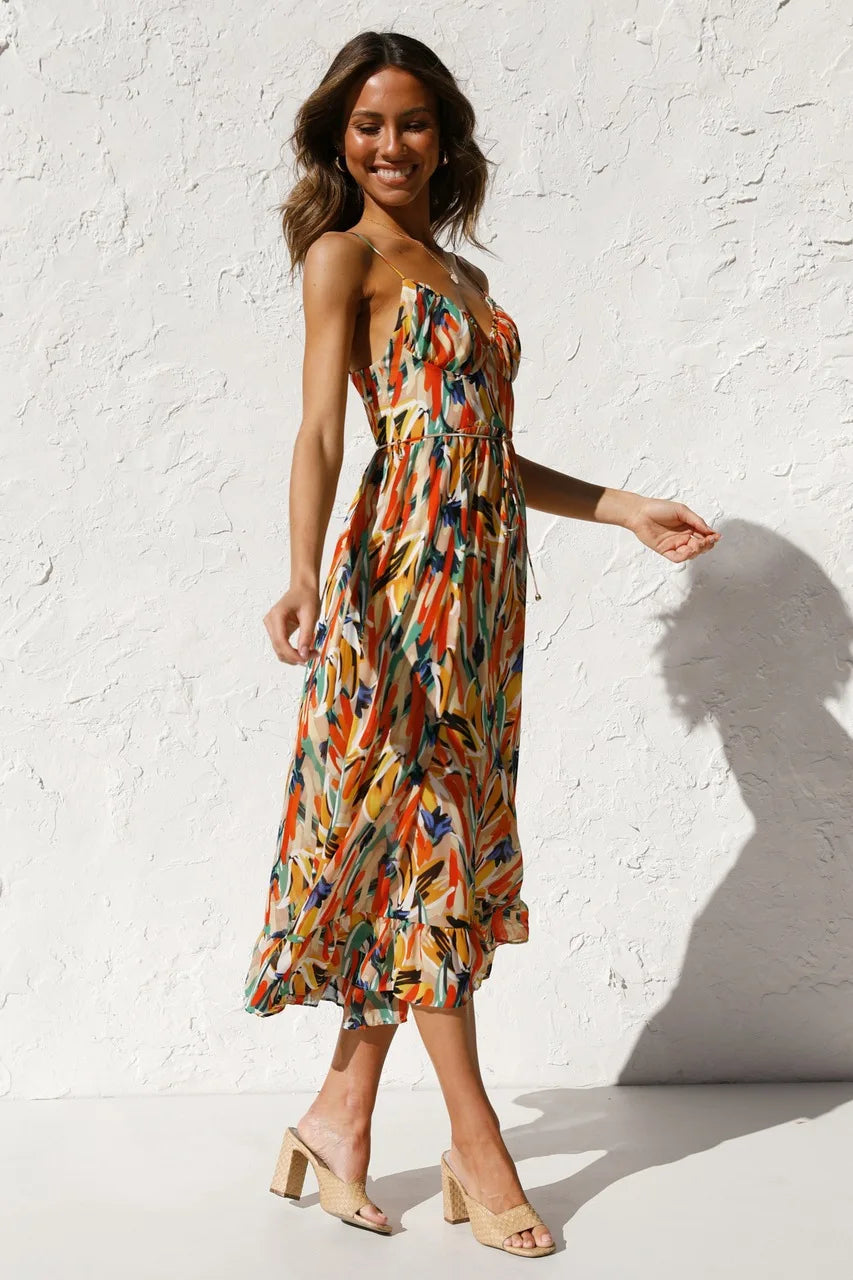 Gisèle™ | Robe Élégante aux Teintes Intemporelles