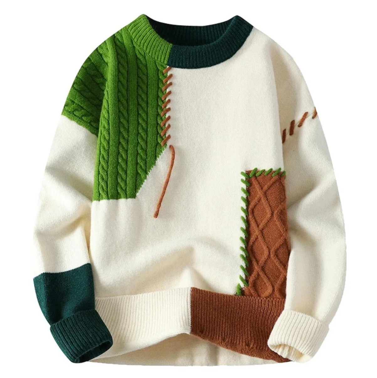 SOLÈNE™ | Pull Patchwork