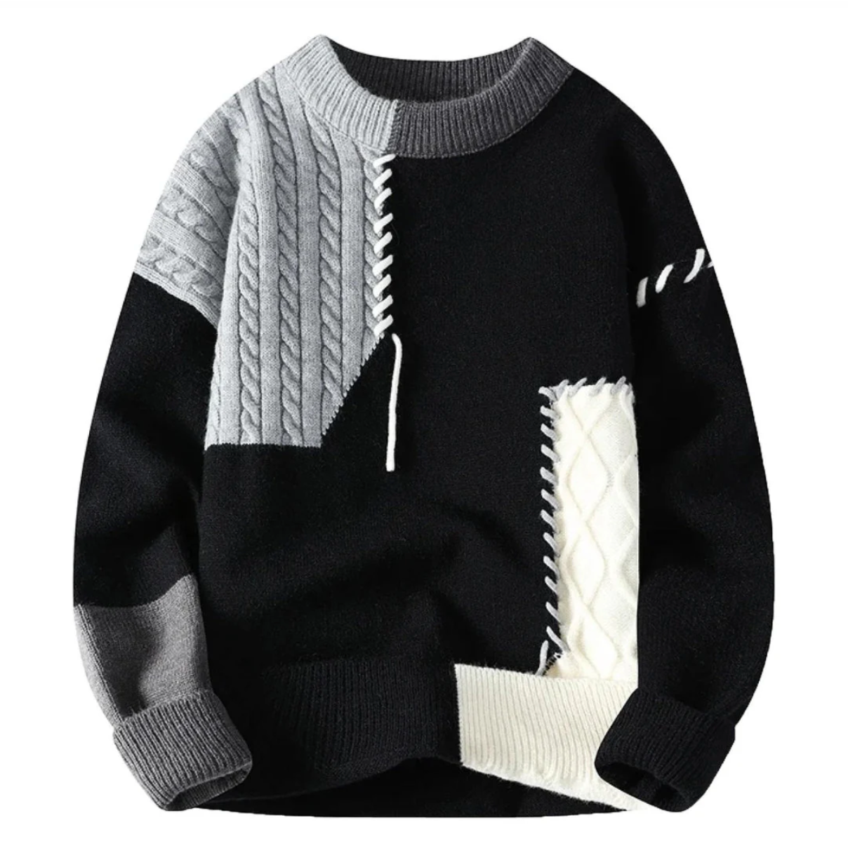 SOLÈNE™ | Pull Patchwork