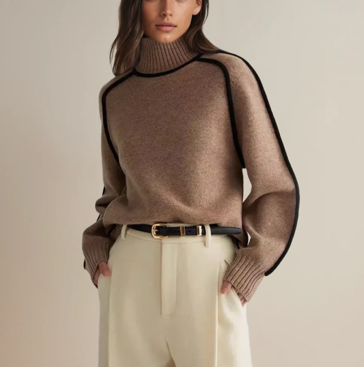 Céline™ | Pull Col Roulé Essential