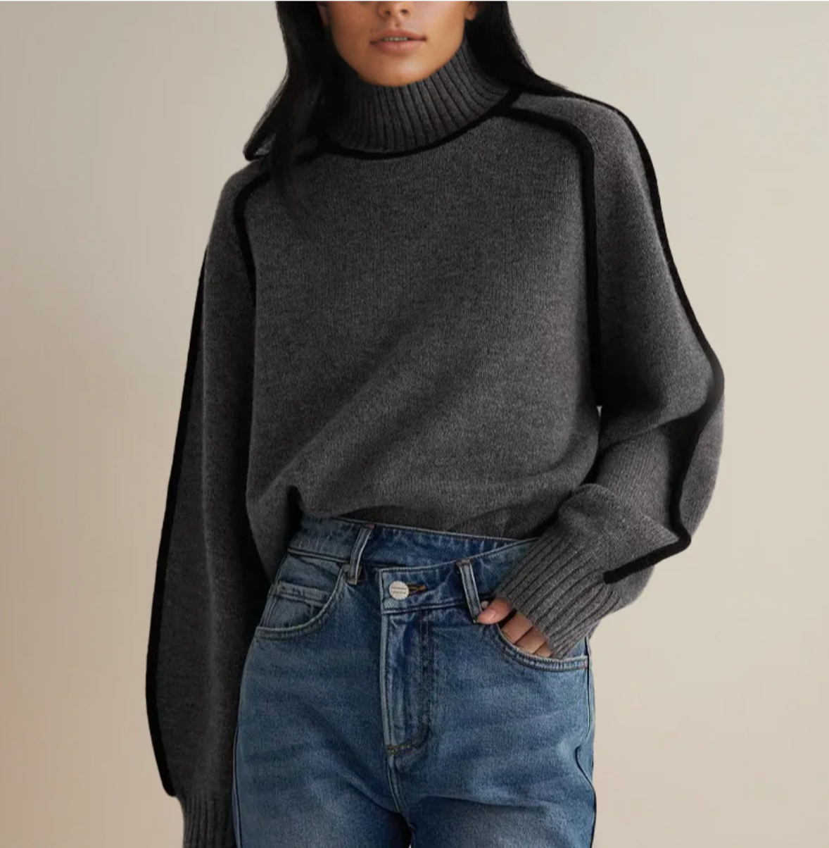 Céline™ | Pull Col Roulé Essential