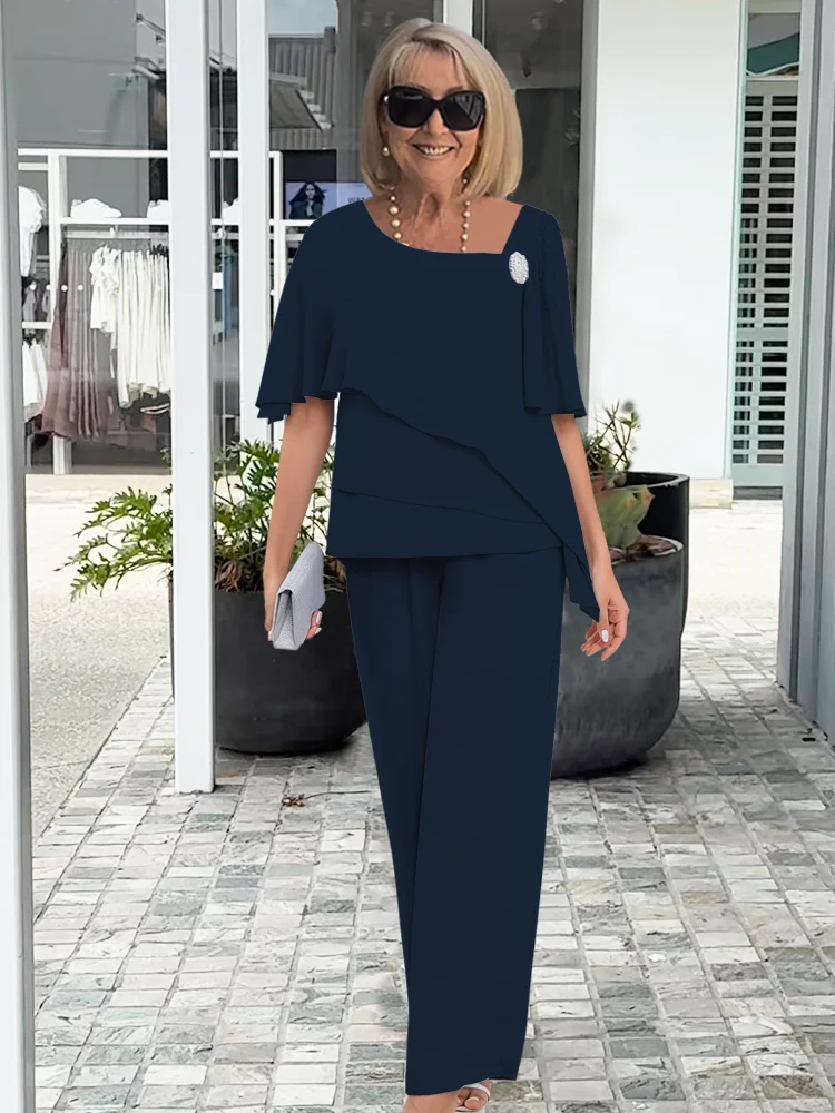 Amore™ | Ensemble à la mode en deux parties en Chiffon