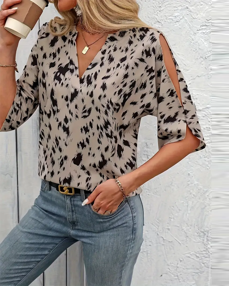 Elena™ | Blouse à col en V