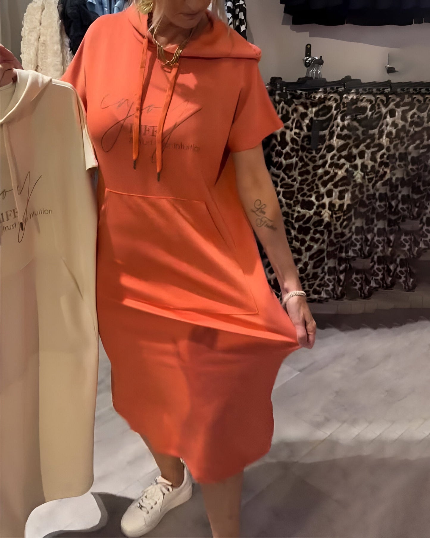 Lorette™ | Robe Hoodie Confortable