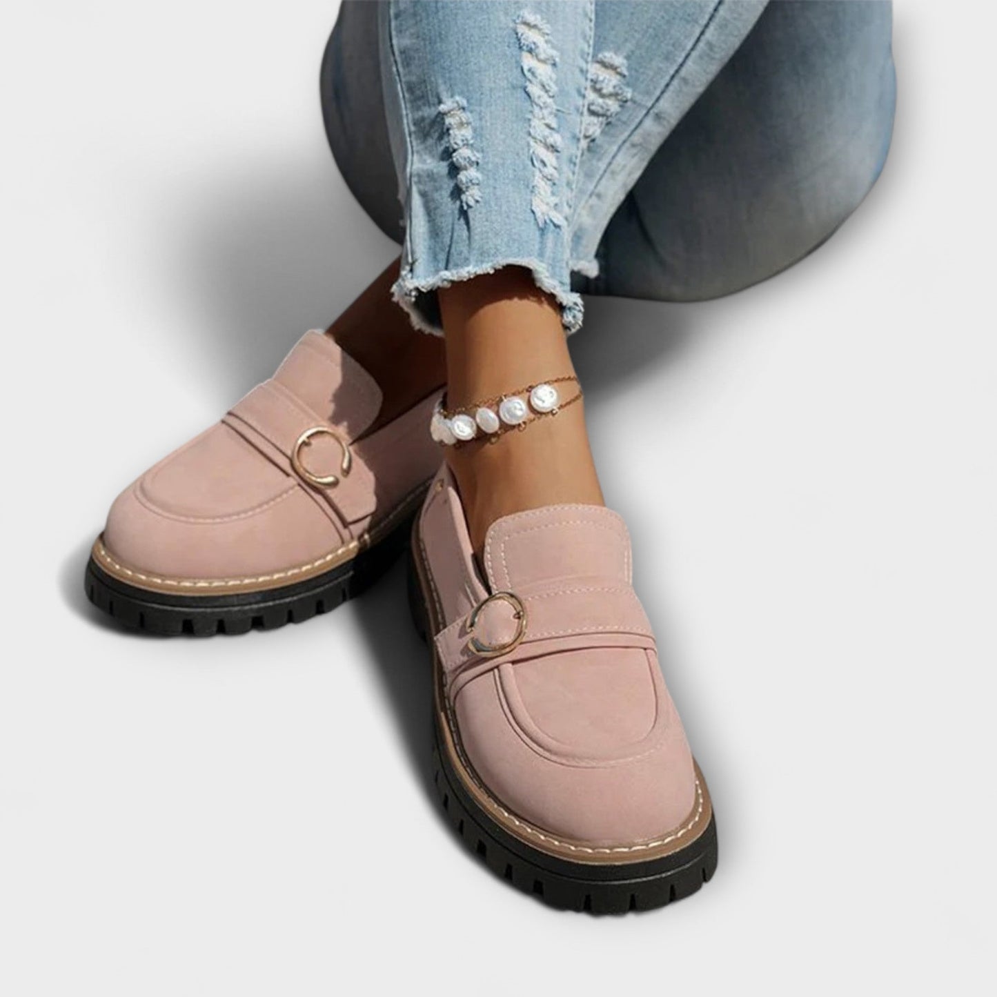 Sylvie™ | Mocassins Décontractés à Bout Rond