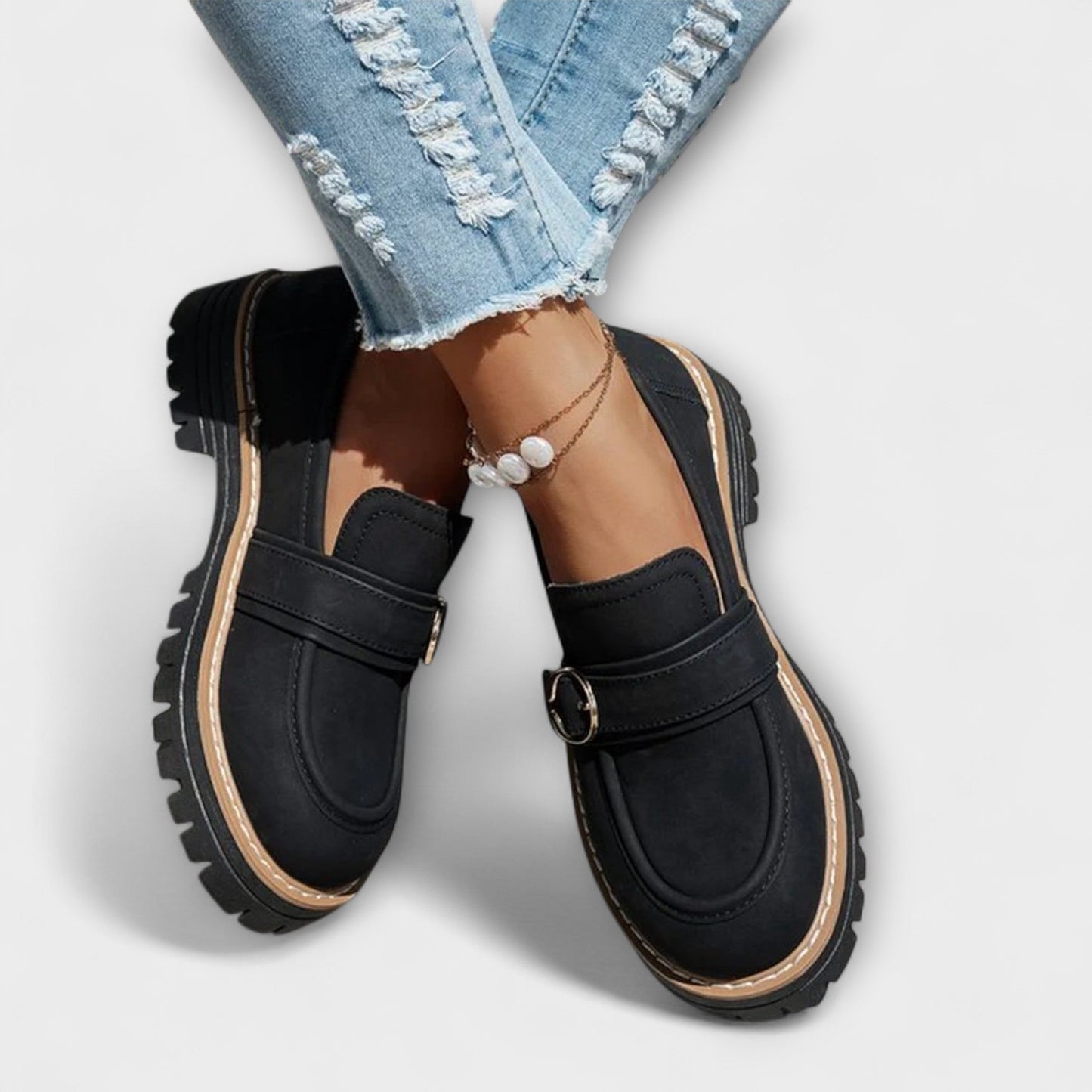 Sylvie™ | Mocassins Décontractés à Bout Rond
