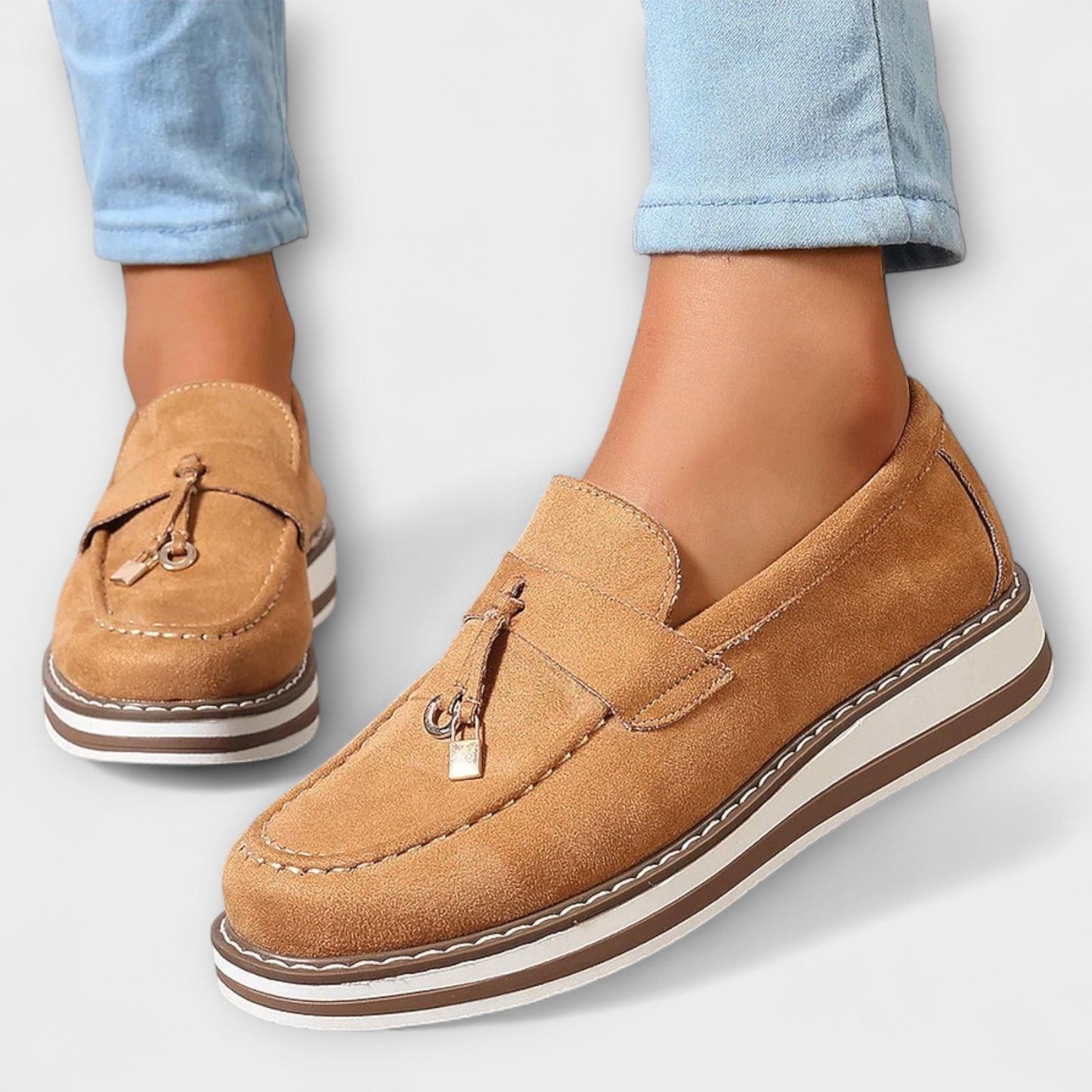 Elvira™ | Mocassins décontractés à Bout Rond