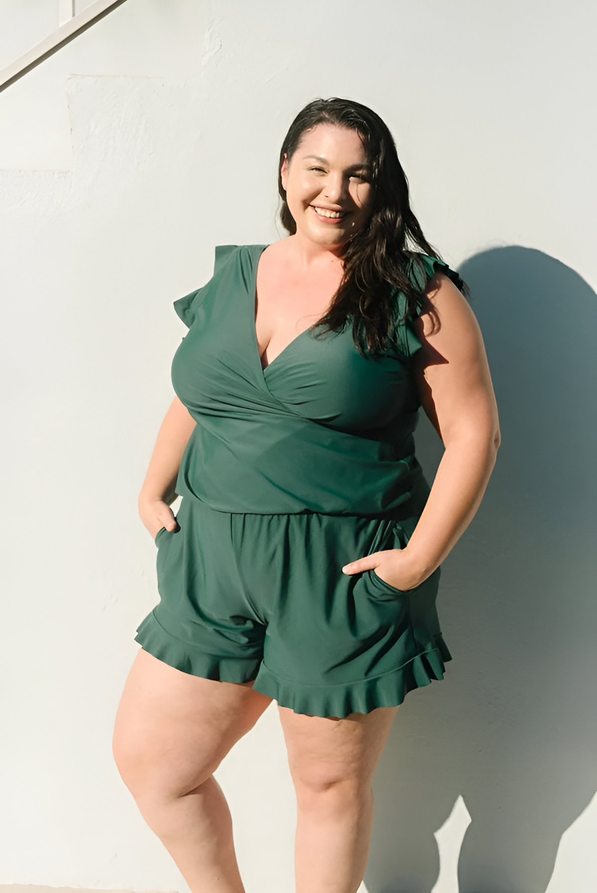Anouk™ | Maillot de bain avec volants et soutien-gorge intégré