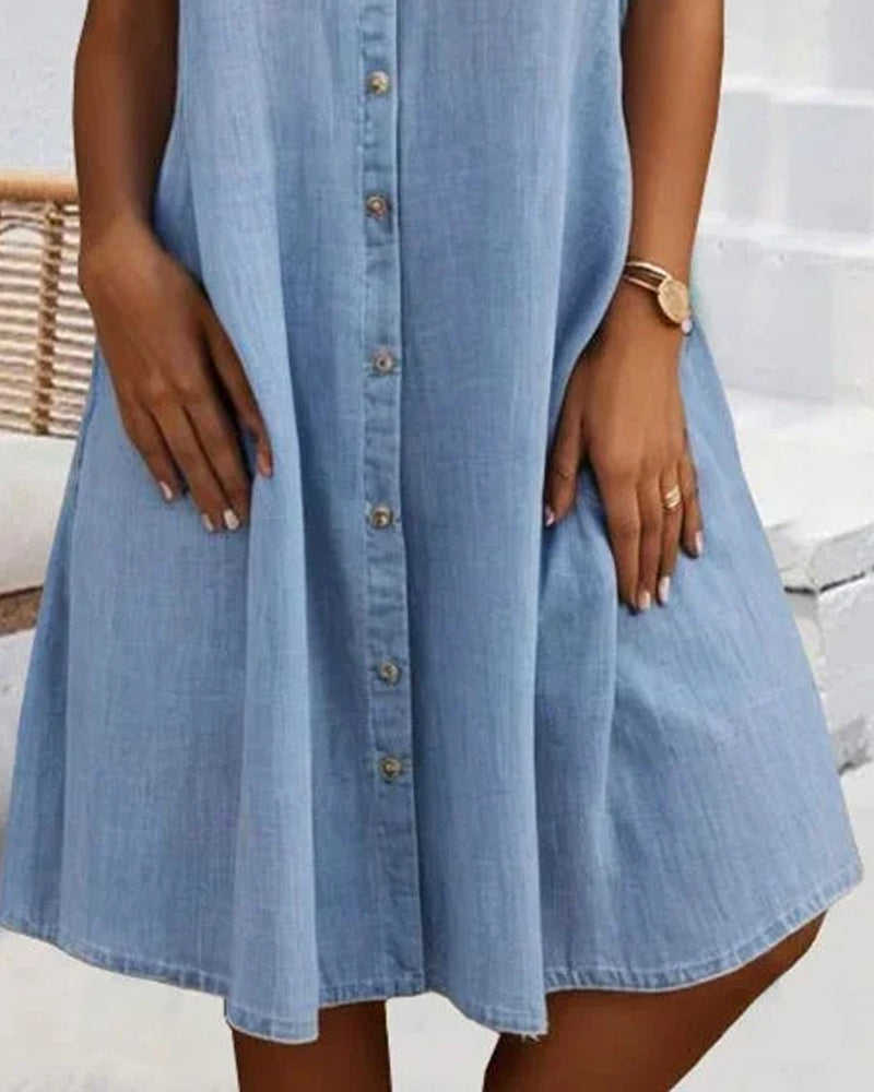 Salomé™ | Robe Chemise Denim