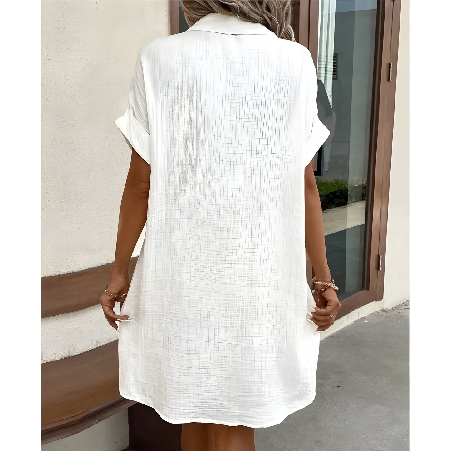 Carline™ | Robe D'été en Coton Avec Col