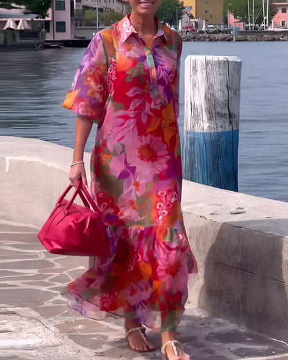 Camila™ | Robe Maxi Colorée