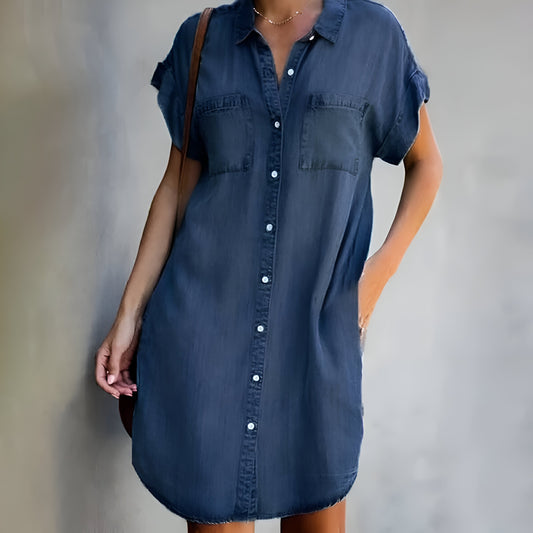 Diane™ | Robe Chemise Décontractée avec Boutons