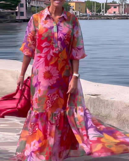 Camila™ | Robe Maxi Colorée