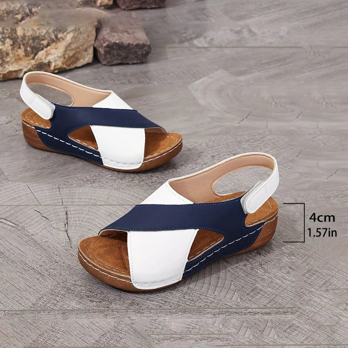 Milena™ |  Sandales orthopédiques bicolores