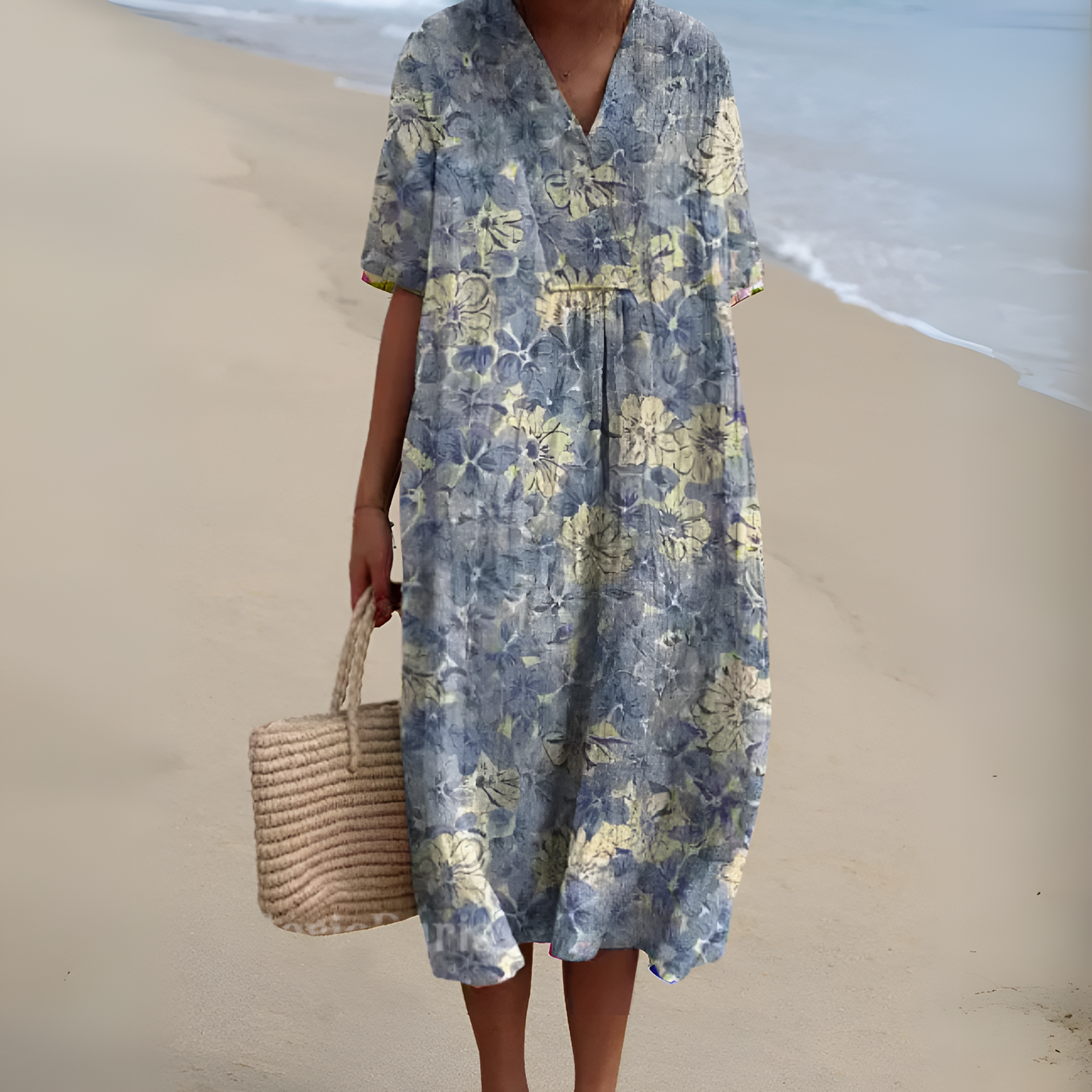 Nicole™ | Robe d'Été avec Fleurs