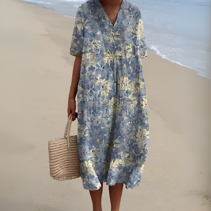 Nicole™ | Robe d'Été avec Fleurs