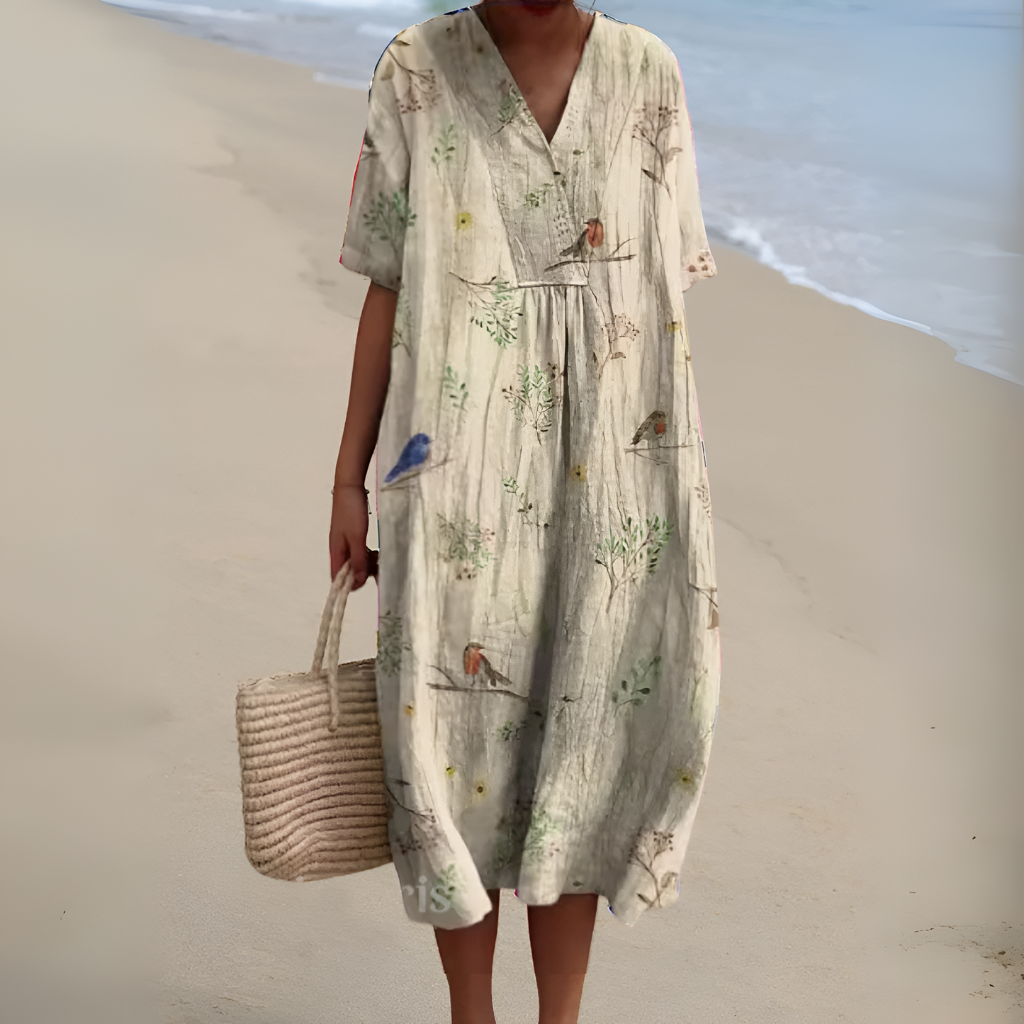Nicole™ | Robe d'Été avec Fleurs