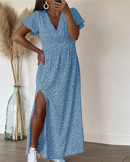 Sarah™ | Robe maxi avec décolleté en V