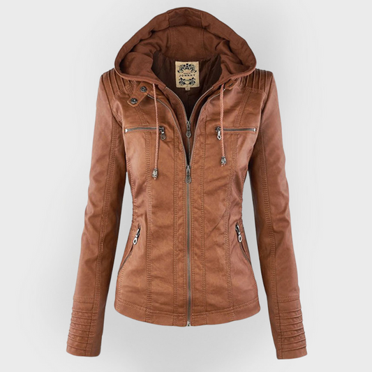 Désirée™ | Veste de motard à capuche
