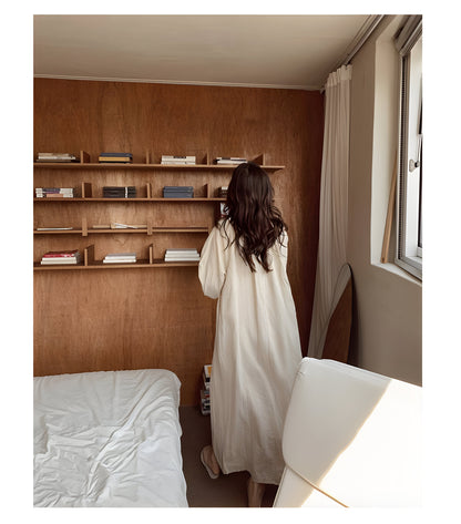 Sohée™ | Robe de Lounge Élégante en Coton