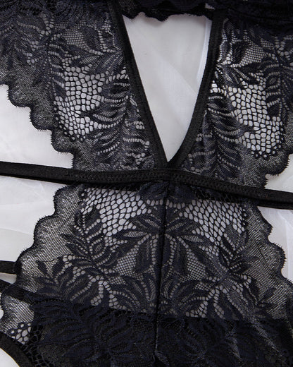 Jade™ | Teddy en dentelle élégante avec détails en forme de cœur