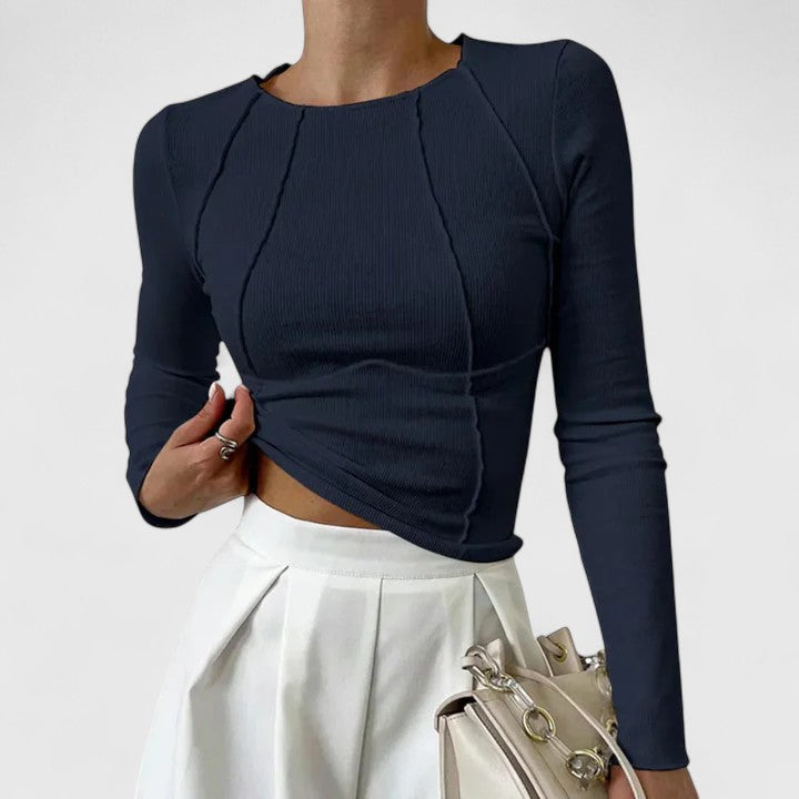 Olivia™ | Top confortable à manches longues