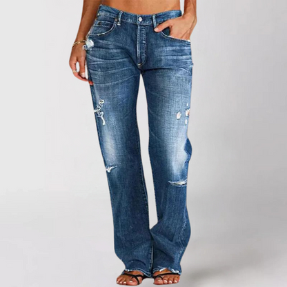 Priscilla™ | Jean en Denim avec Jambes Amples