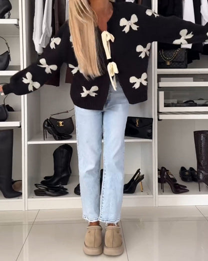 Hannah™ | Gilet élégant avec nœud