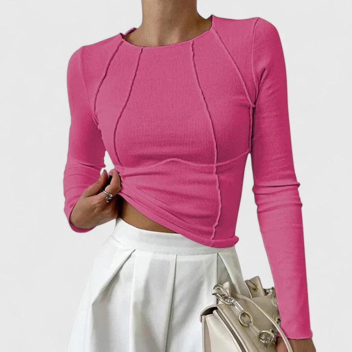 Olivia™ | Top confortable à manches longues
