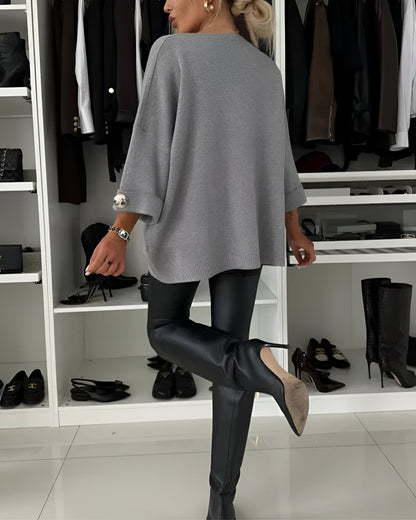 Lucie™ | Pull doux à bouton